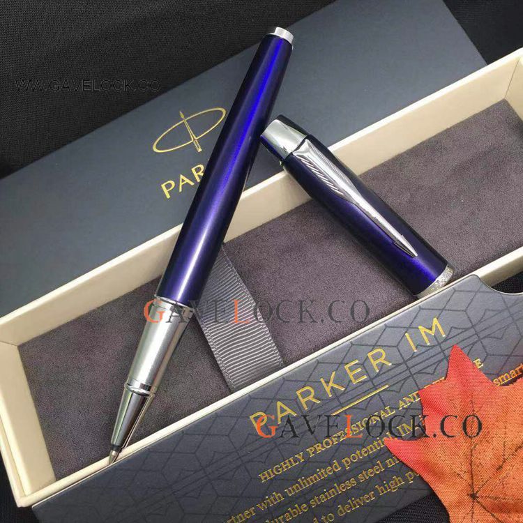 Aftermarket Replica PARKER IM Rollerball Blue Silver